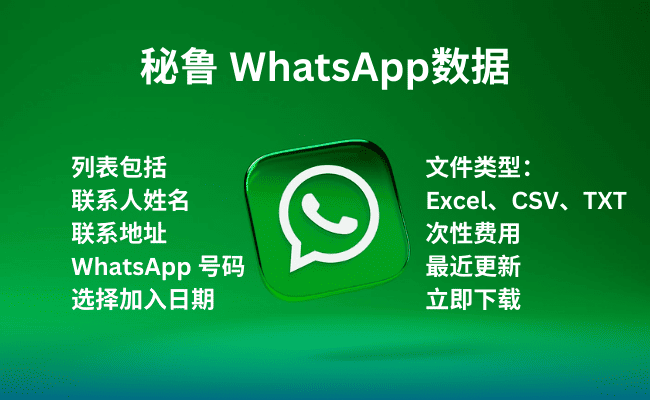 名称 WhatsApp 数据