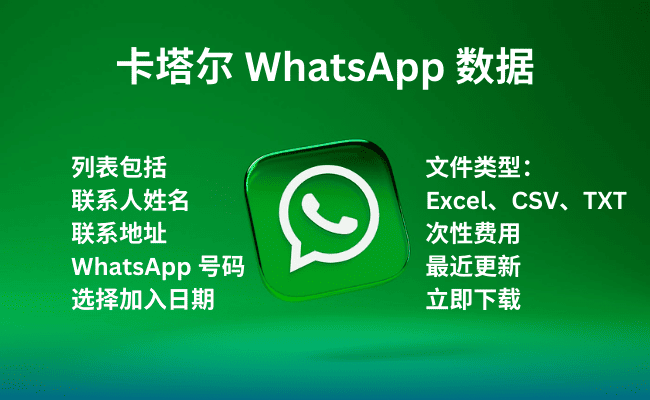 卡塔尔 WhatsApp 数据