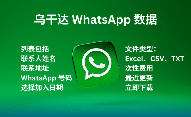 乌干达 WhatsApp 数据